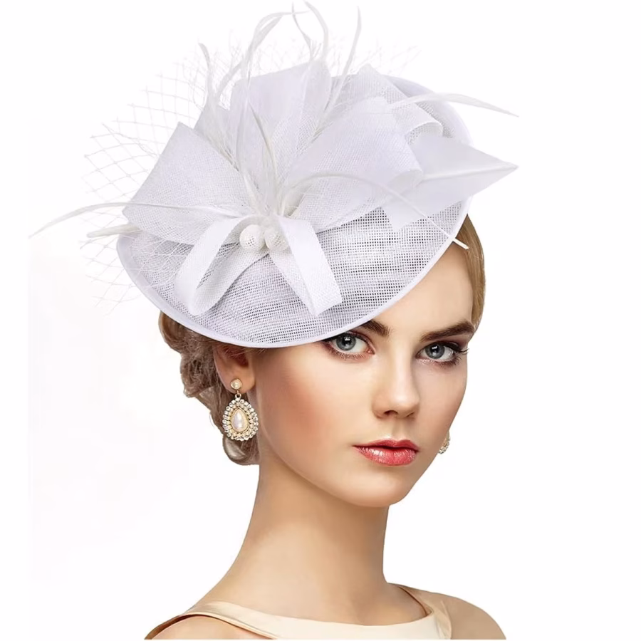Chapeau Bibi Haut de Gamme blanc