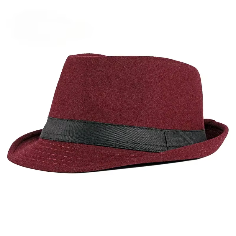 Chapeau Fedora Urbain pour Femme bordeaux