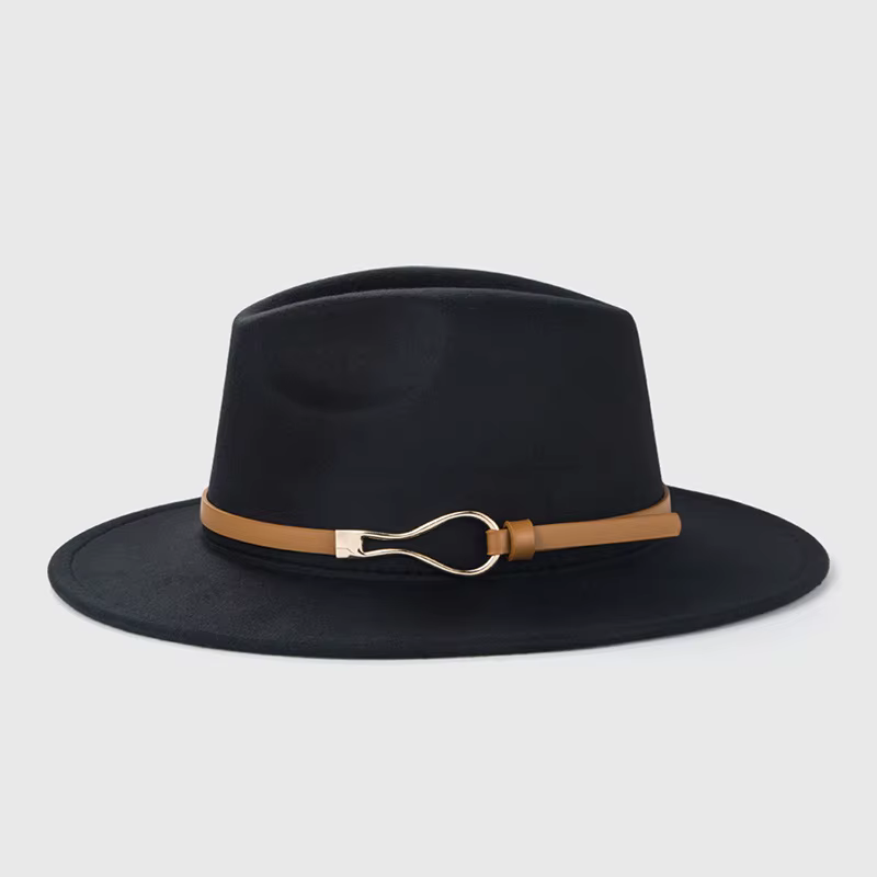 Fedora laine noir