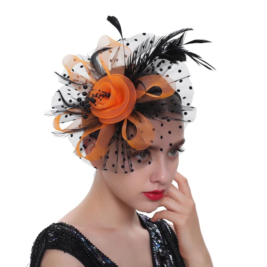 chapeau bibi avec dentelle et fleurs