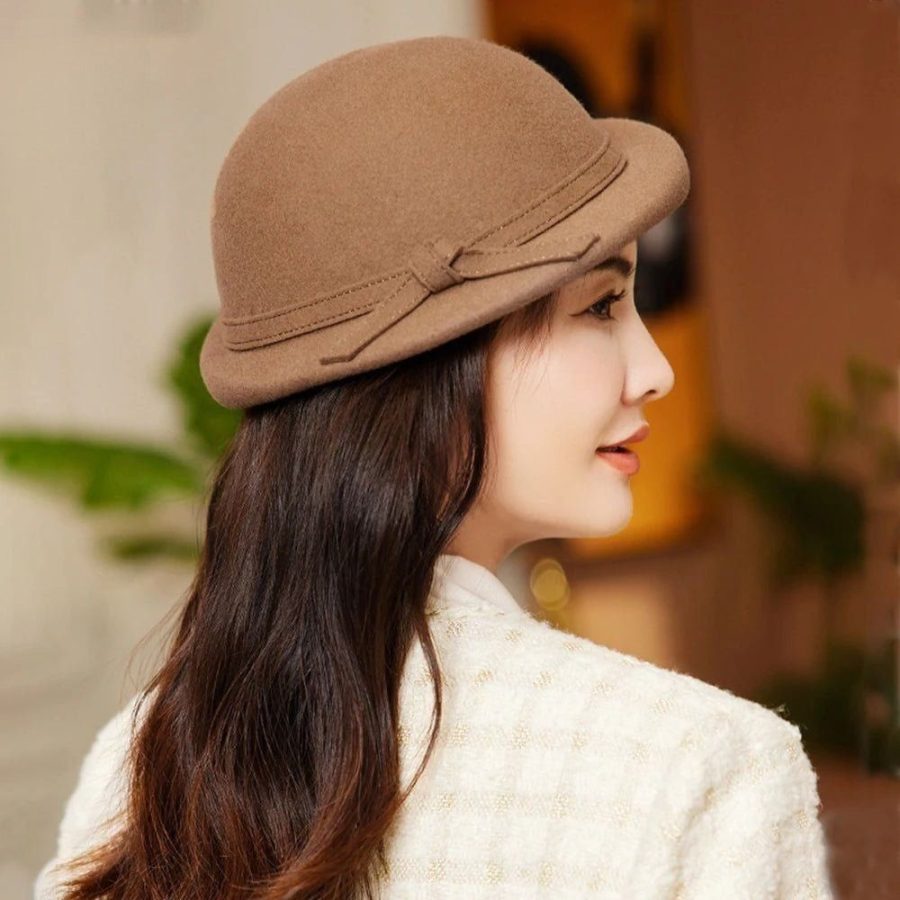 chapeau d'été en feutre pour femme