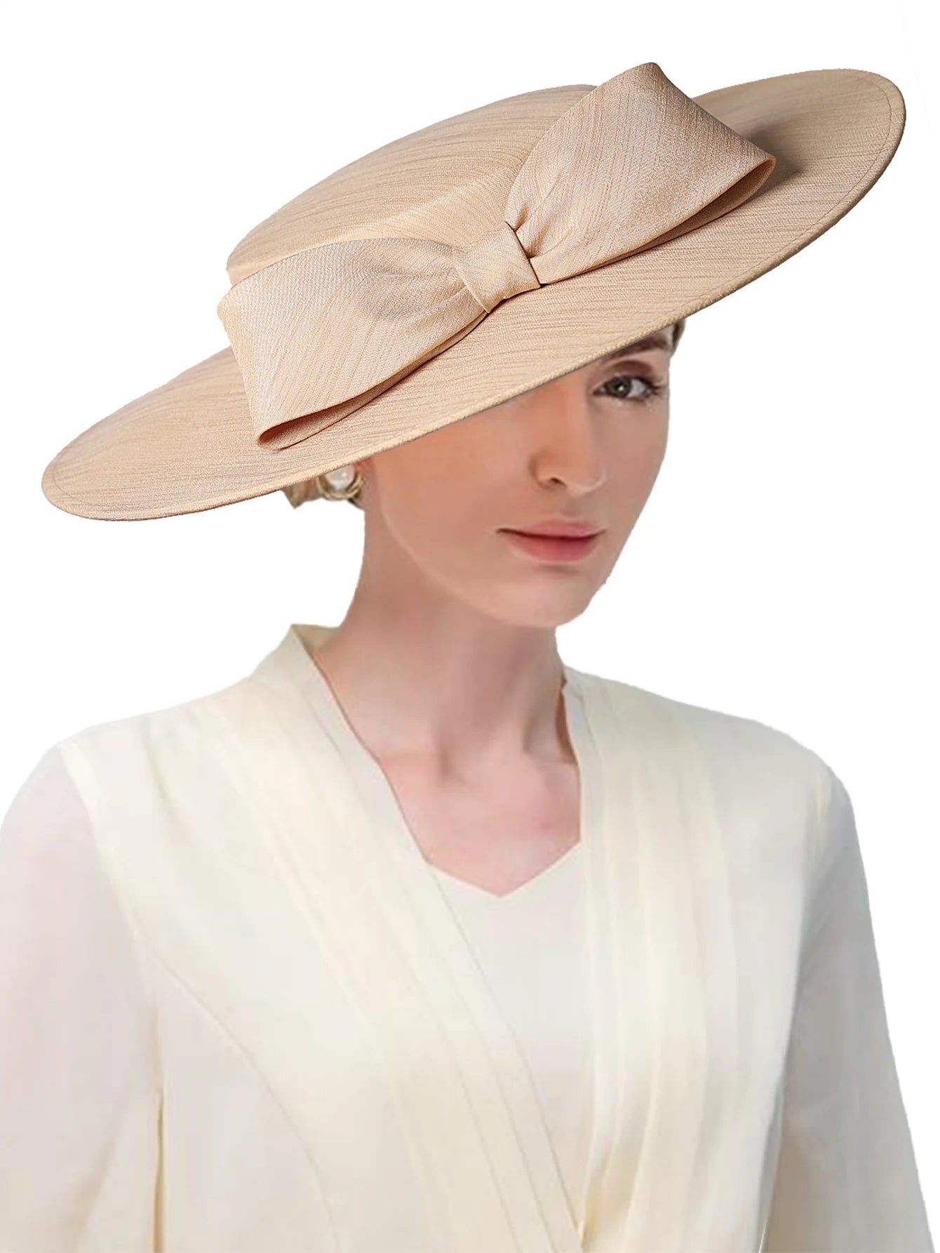 chapeau d'occasion satin