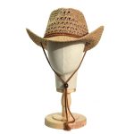 chapeau de cowboy en paille souple