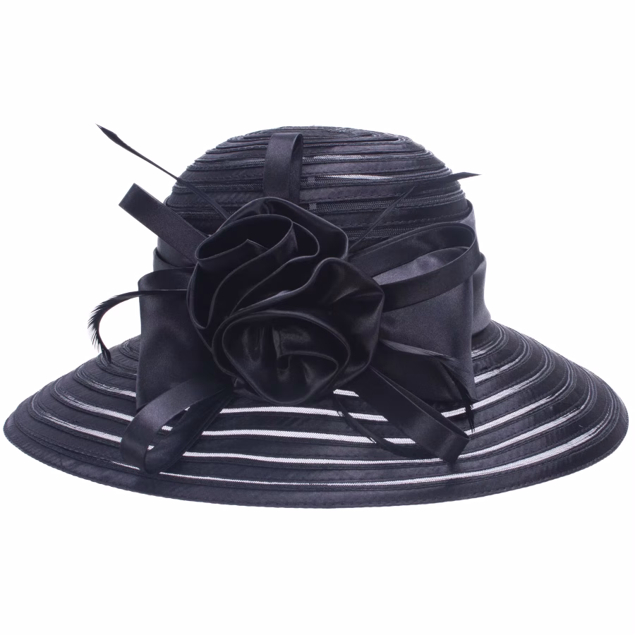 chapeau élégant noir