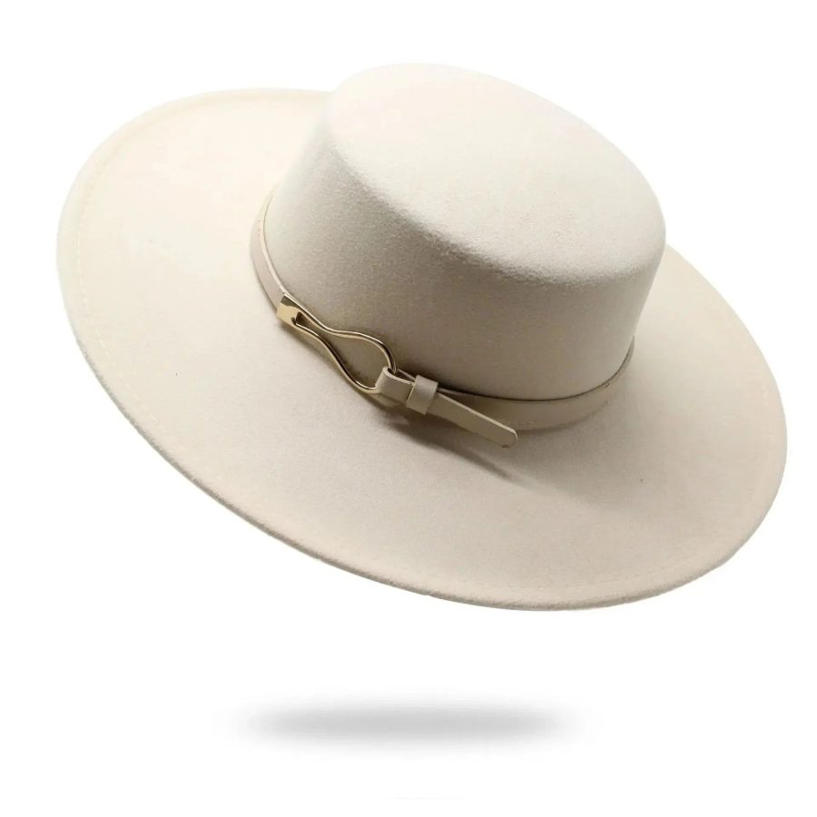 chapeau en feutre style fedora