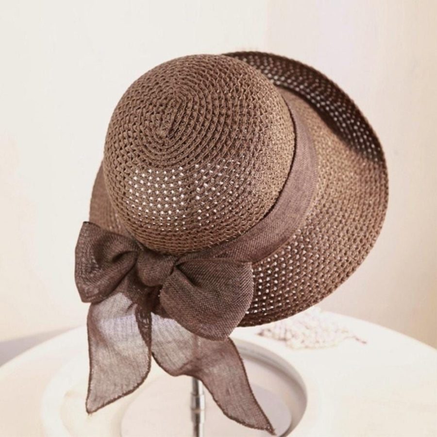 chapeau en paille élégant