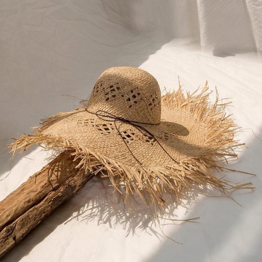 chapeau en paille pour l'été