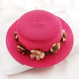 chapeau en paille style champêtre