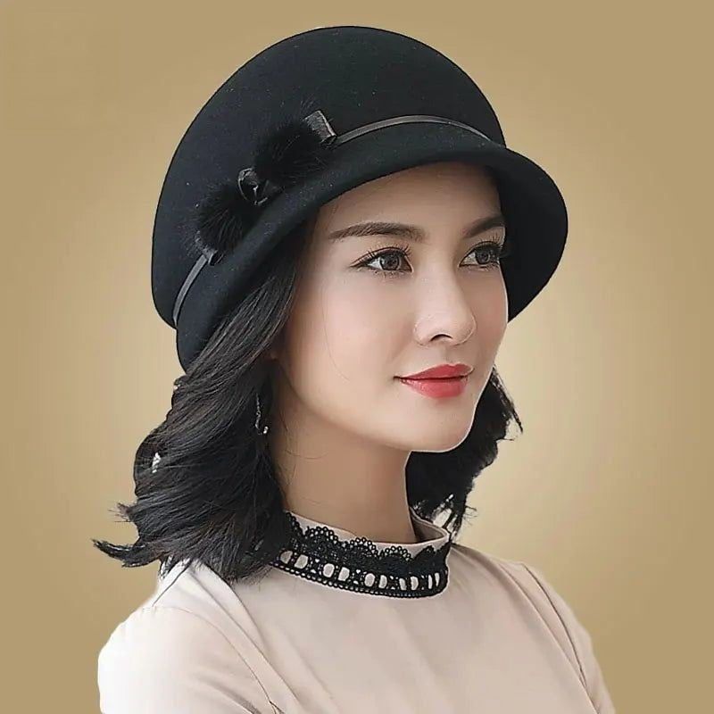 chapeau fedora précieux pour femme