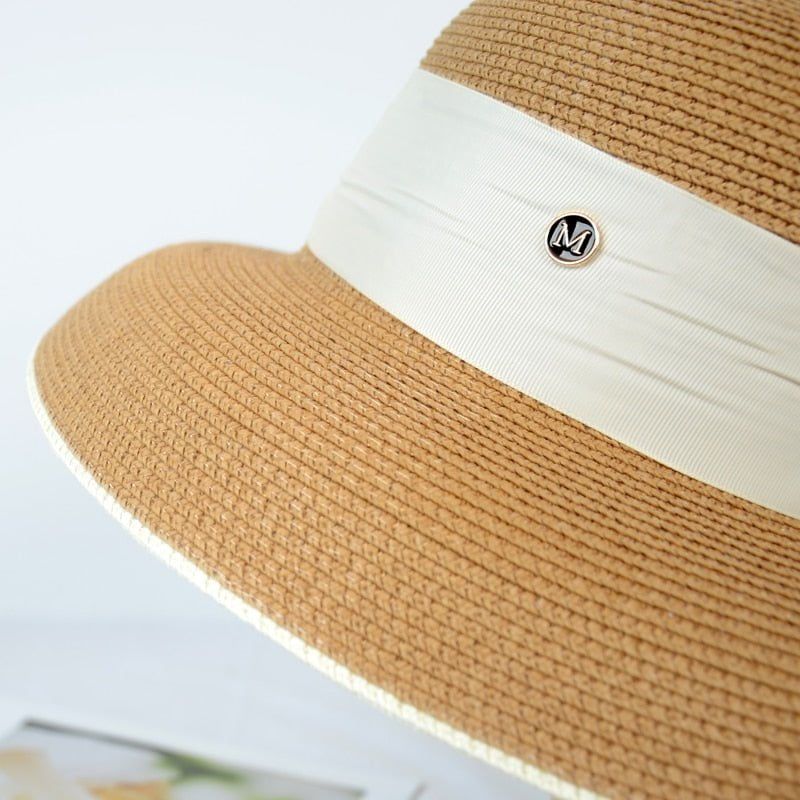 chapeau français en paille pour femme