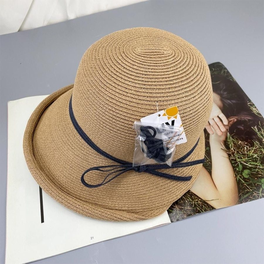 chapeau mariage en paille