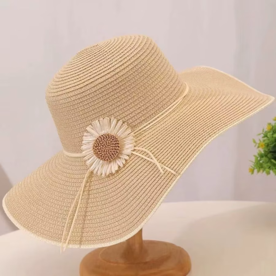chapeau paille pour mariage champêtre