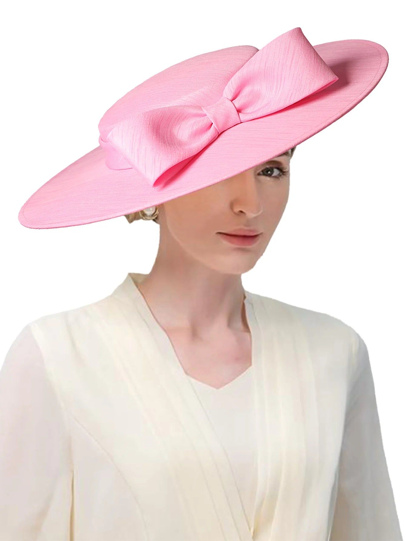 chapeau satin élégant