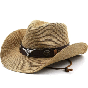 chapeau cowboy taureau