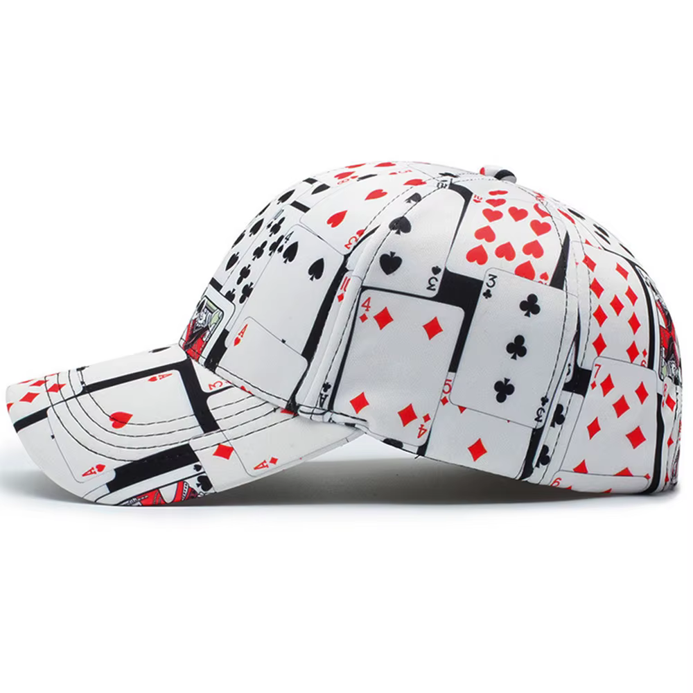 casquette cartes côté