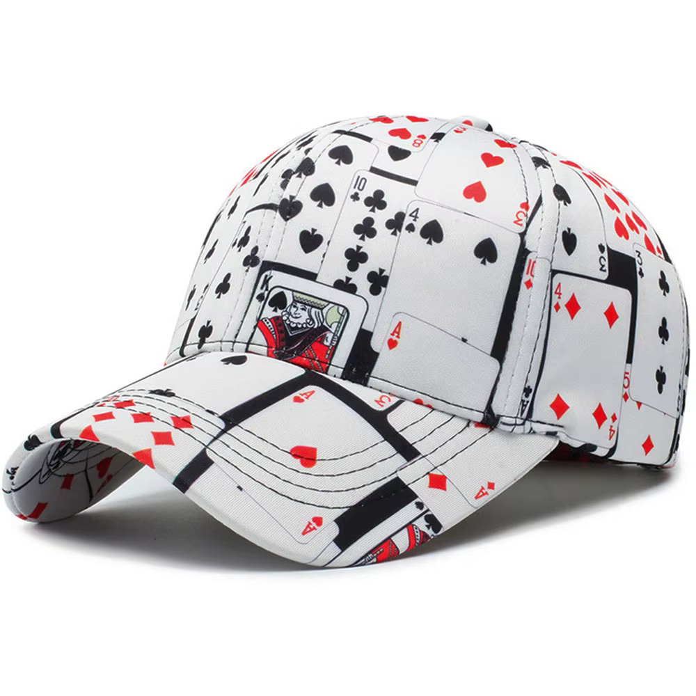 casquette cartes poker