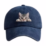 casquette chat bleu marine